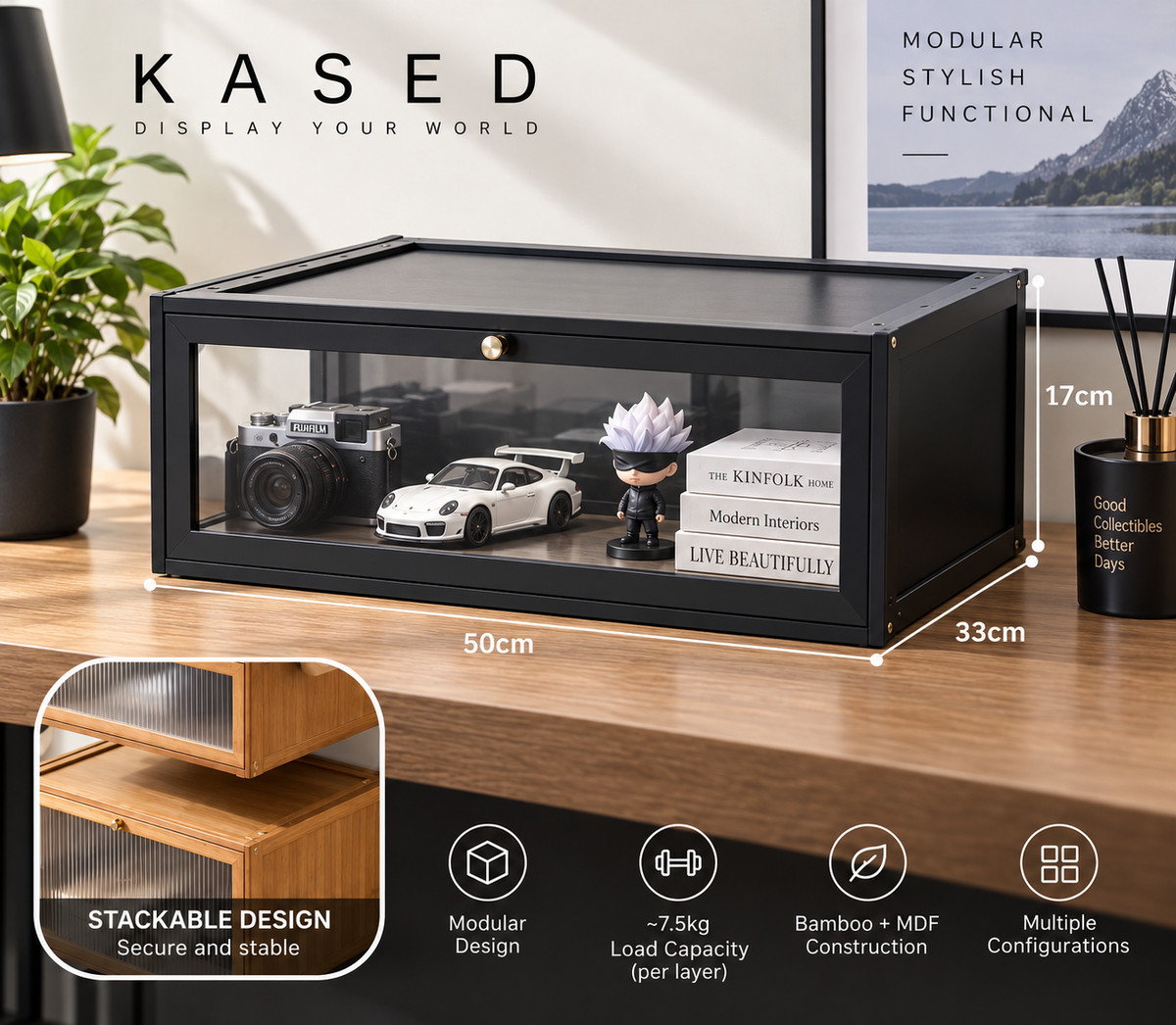 KASED Modular Display Case