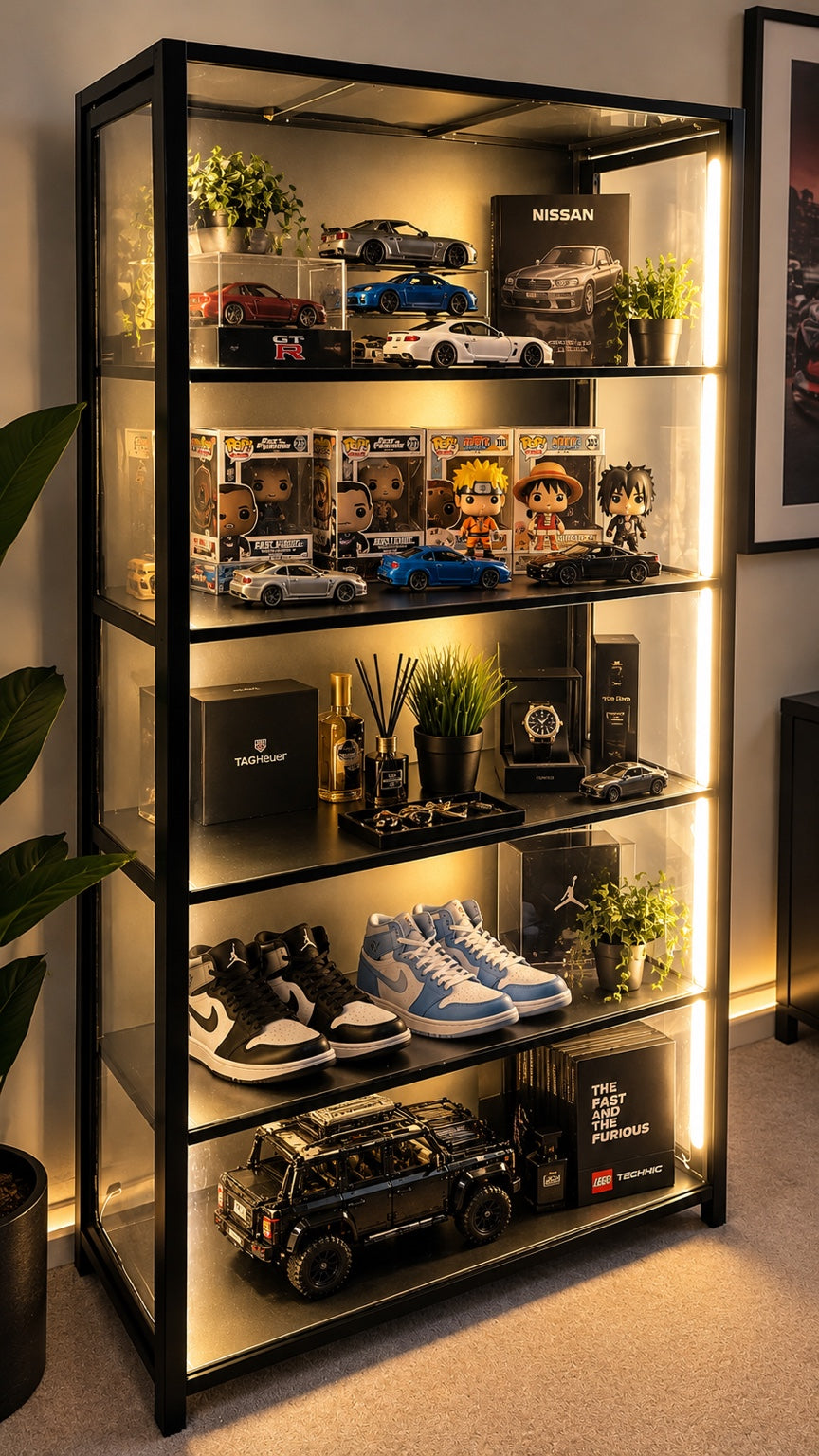 KASED 170 assorted collectibles styling example